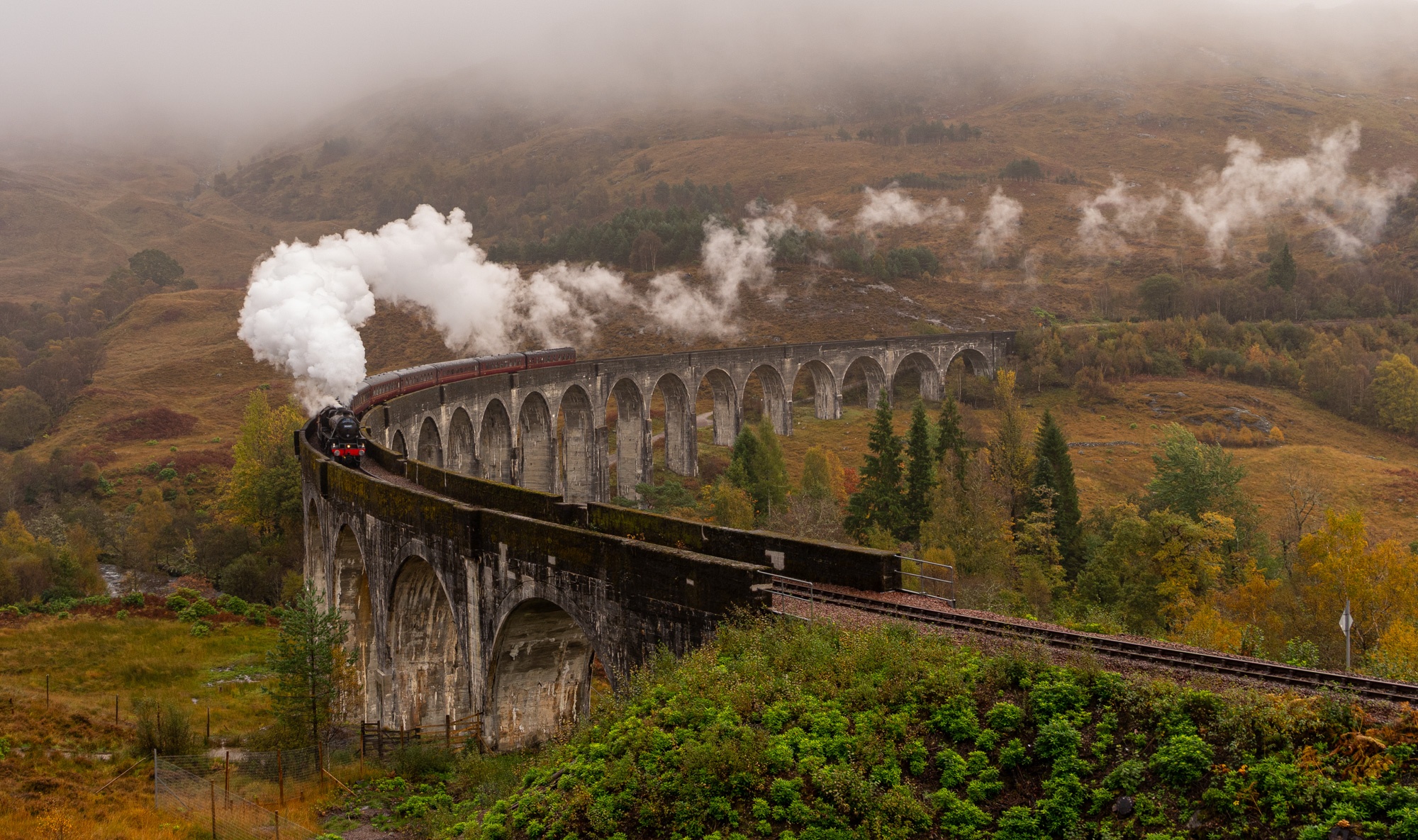 Steam Trains and the Sea
